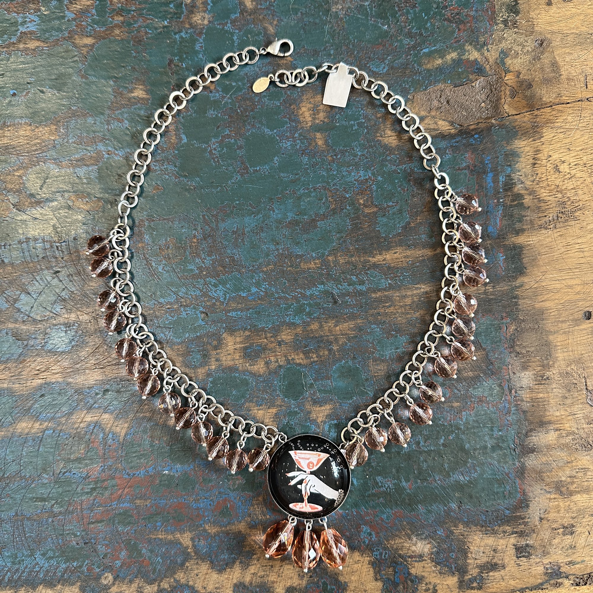 Martini Silver Necklace