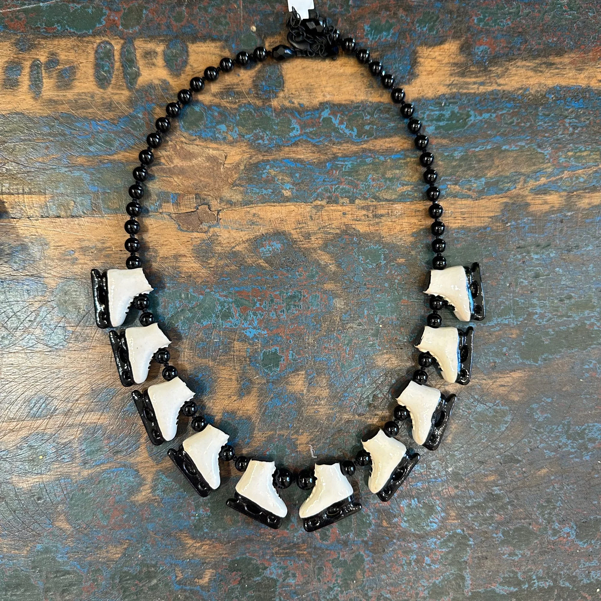 Ice Skates Necklace