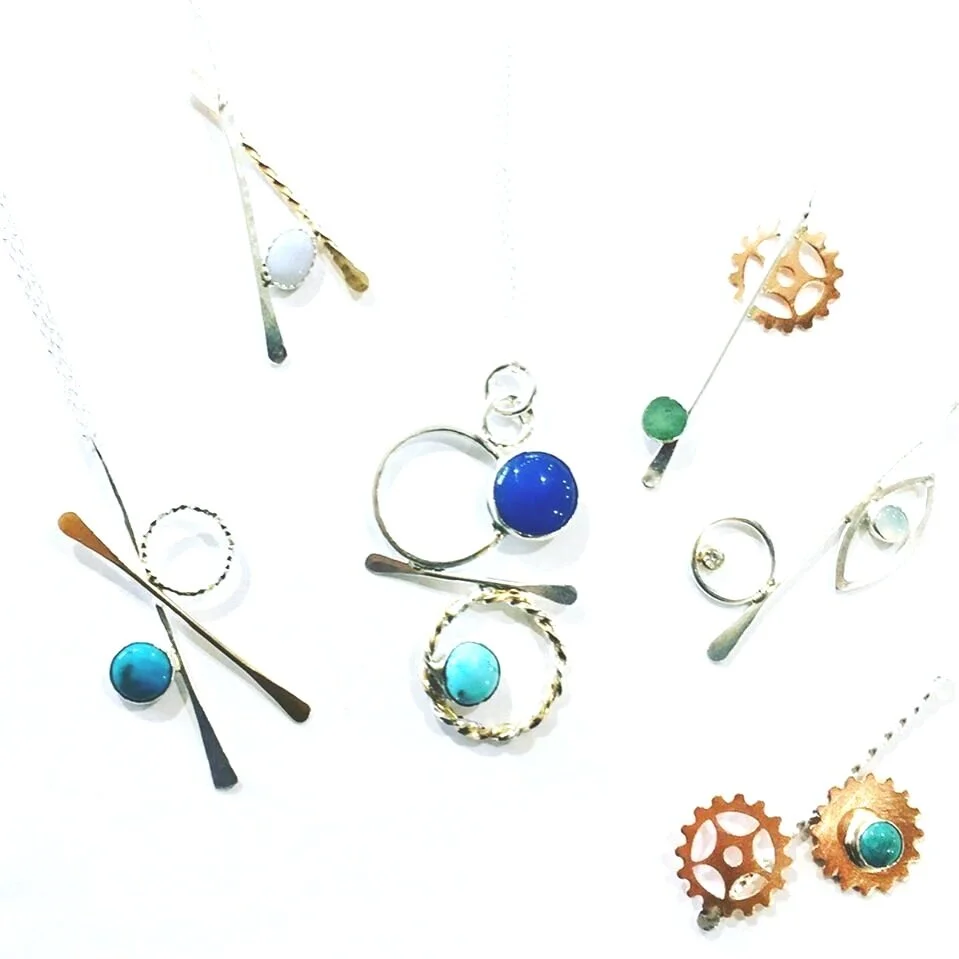 Kandinsky Inspired Necklaces by Susan