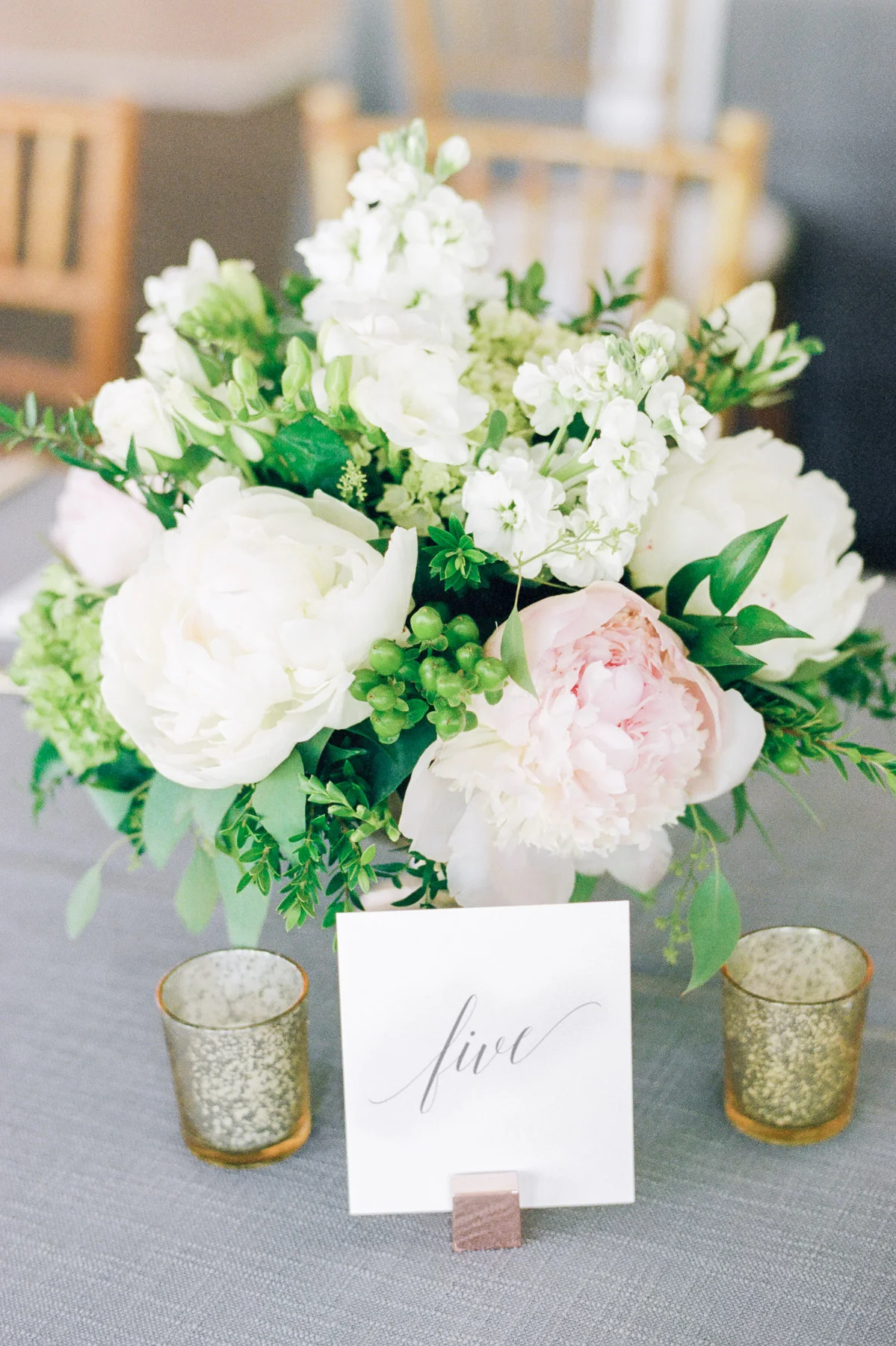 Manchester Vermont Wedding Hildene Estate Reception Tent Details with Lily of the Valley Florist