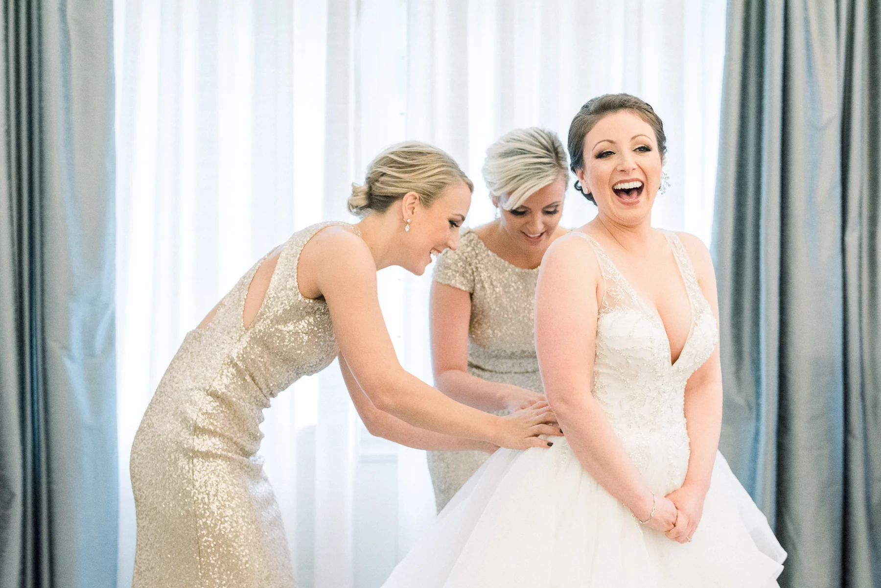 Bride Getting Ready