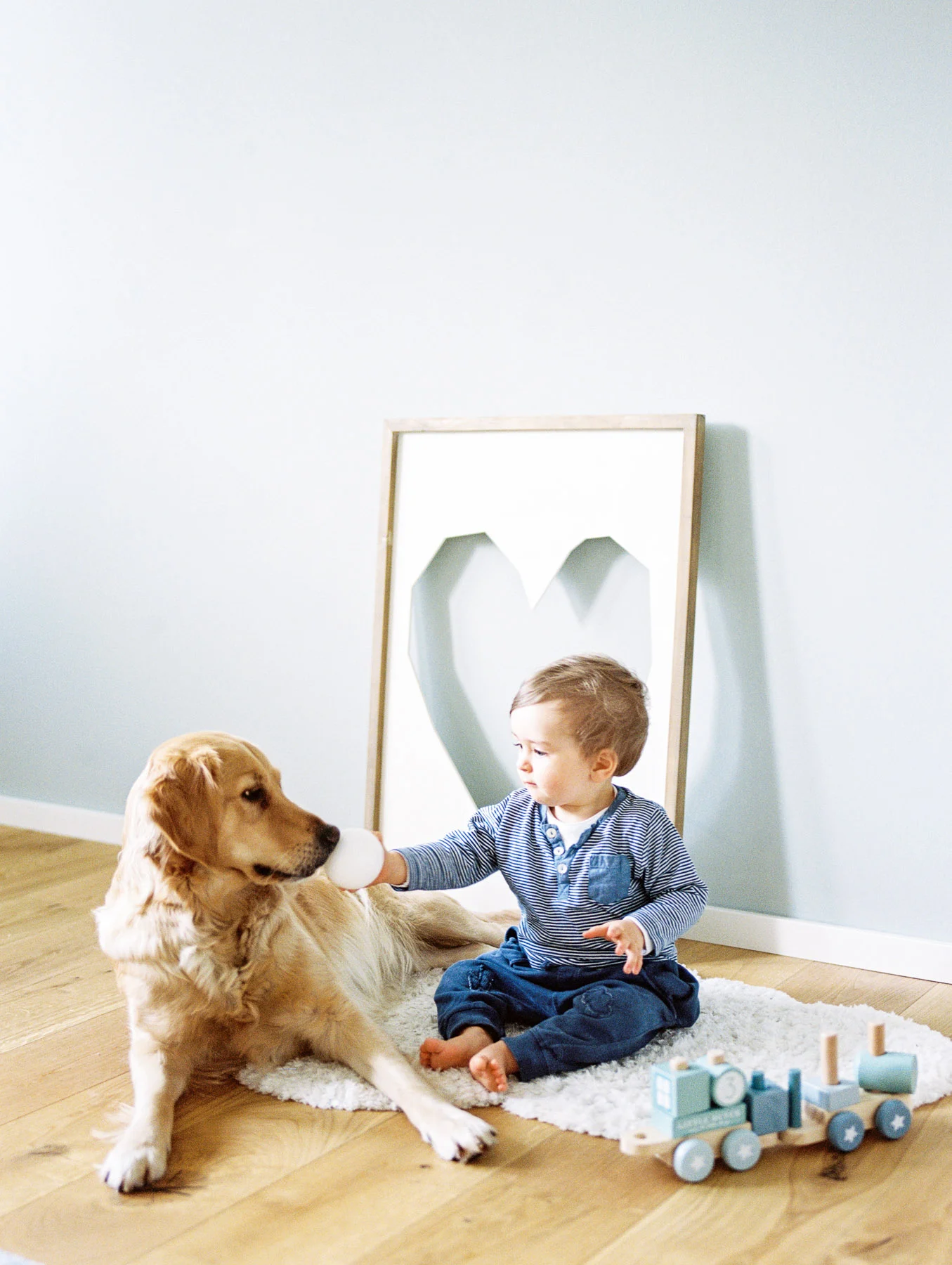 Dog and Baby