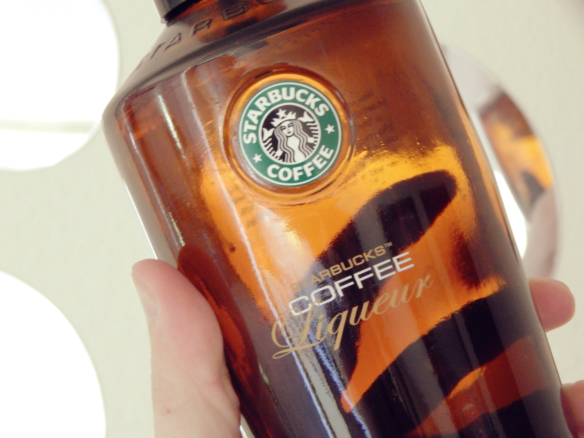 The remains of Starbucks Coffee Liqueur at my apartment at Gonzaga University.