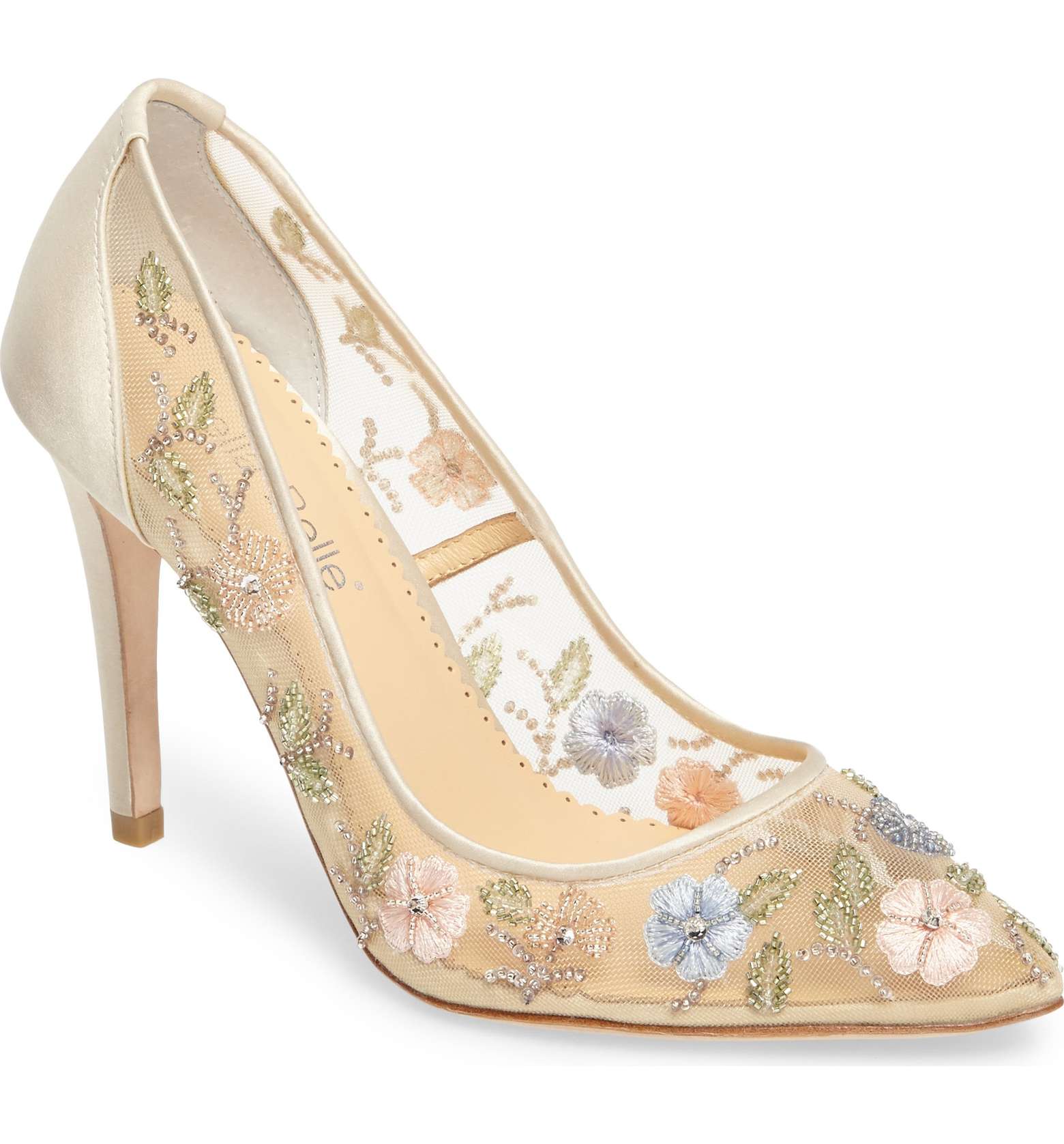 BELLA BELLE - Chloe Floral Embellished Pump