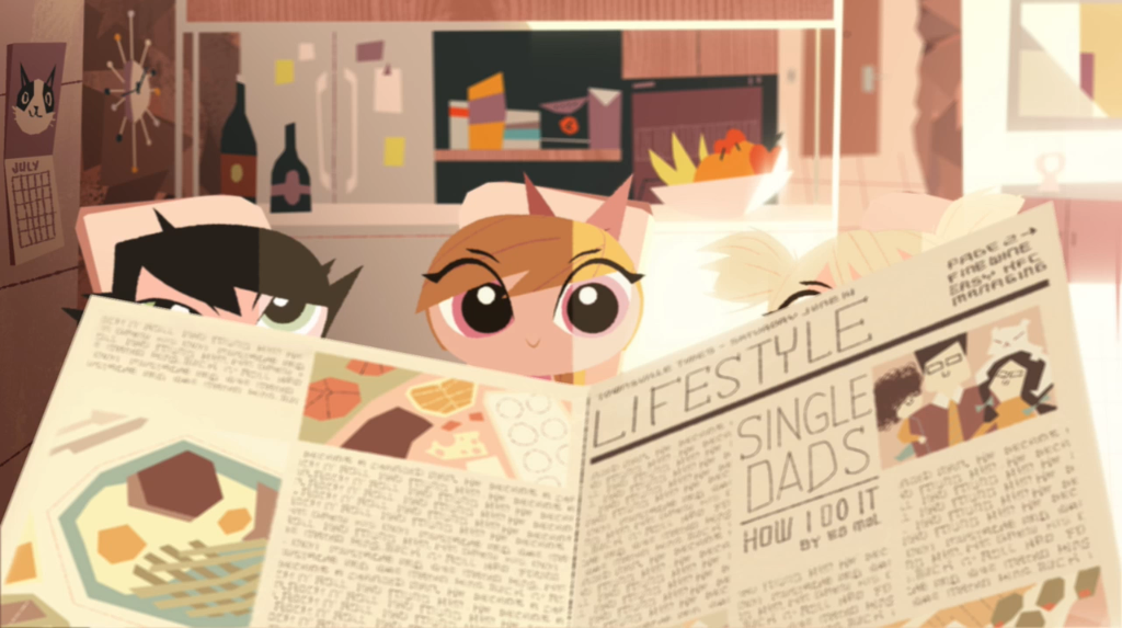 I'm like 90% sure that's a picture of Kevin Dart and his girlfriend, Elizabeth Ito to the right of "Single Dads".