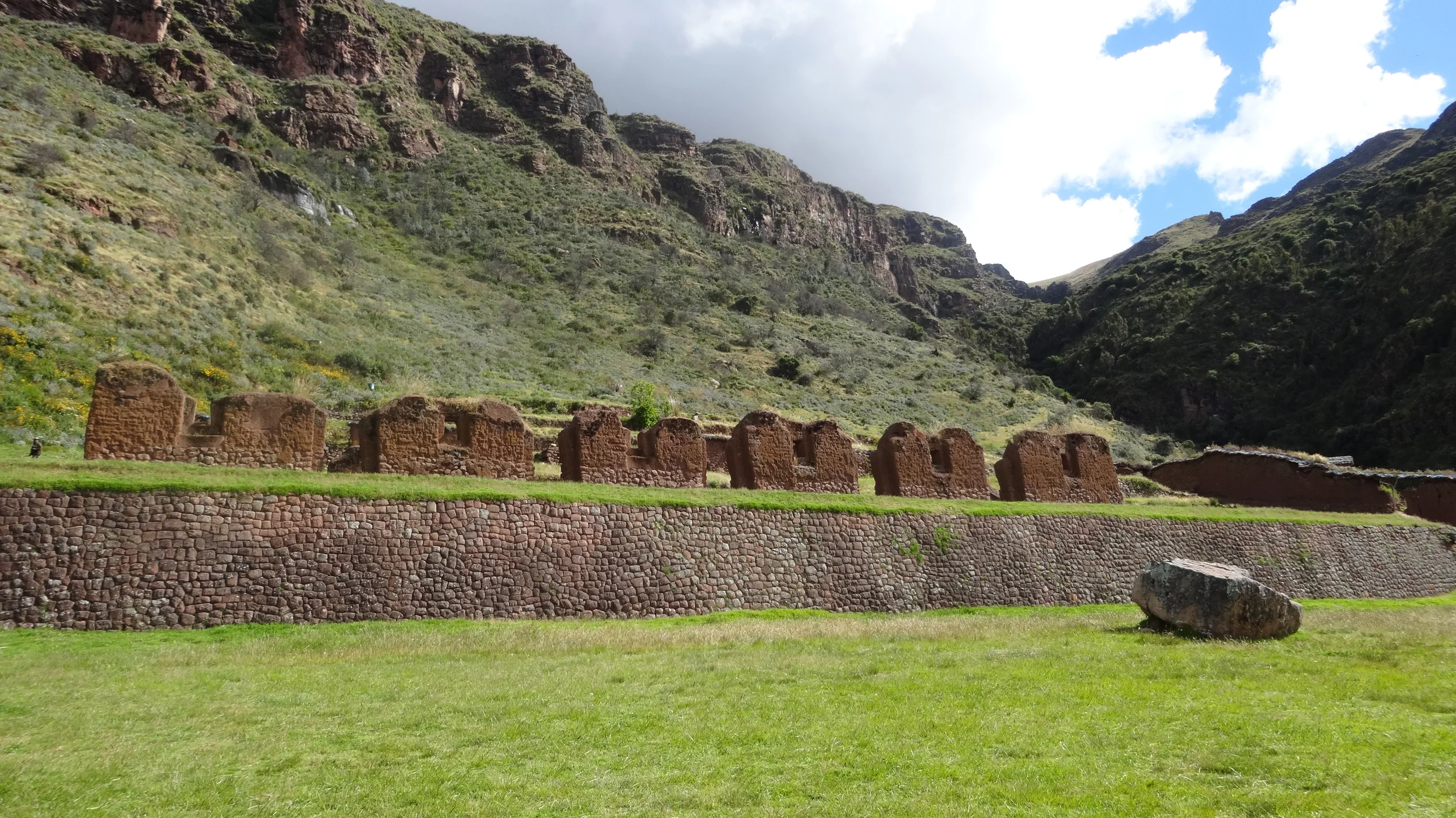 Pretty intense hike up to these ruins, but worth it for the amazing views. 
