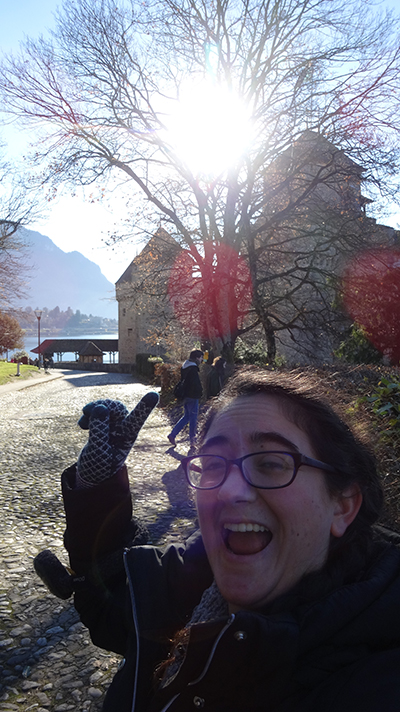 Chillon Castle and the Alps! Gorgeous. 