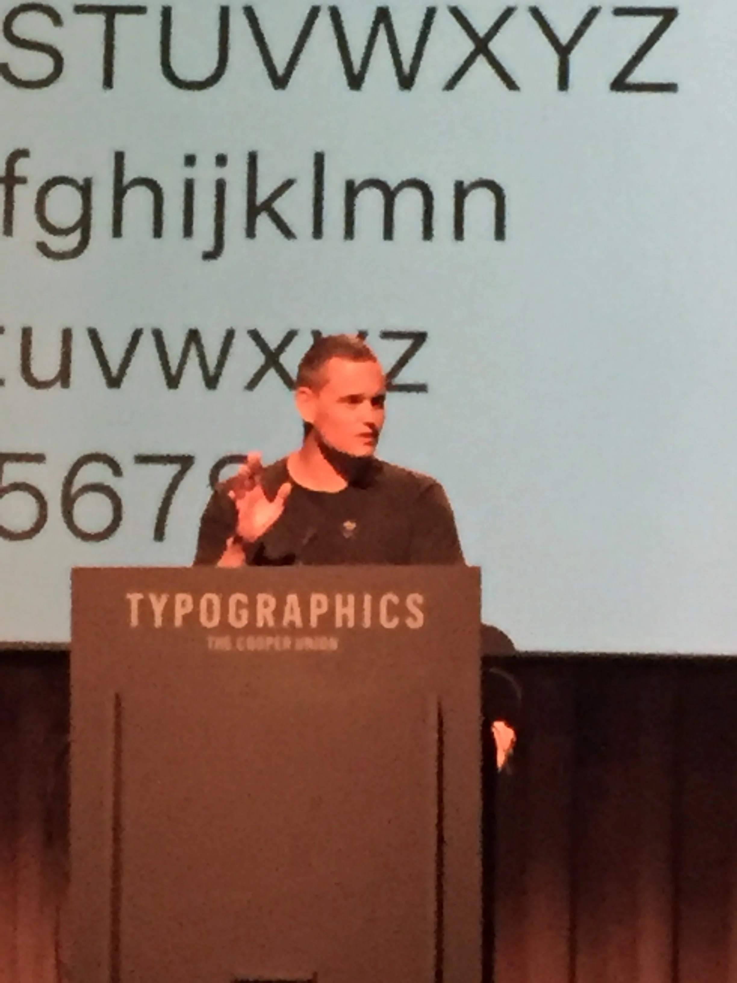 Kris Sowersby of Klim Type Foundry!
