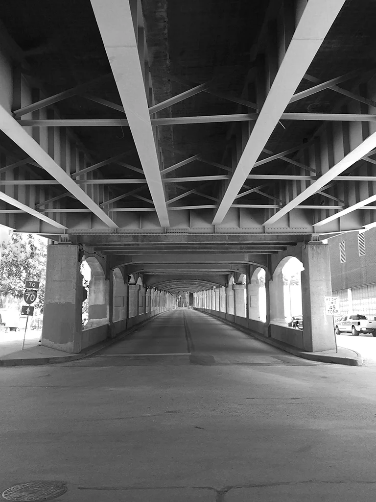Under the 12th Street Bridge