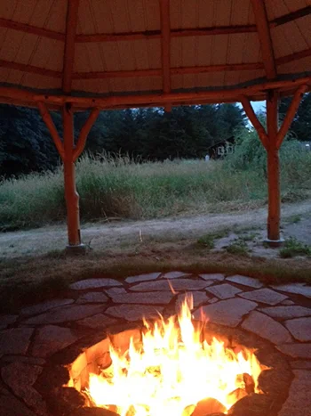Nestled on ten acres only minutes from I-5, Sacred Fires offer a relaxing escape into nature.