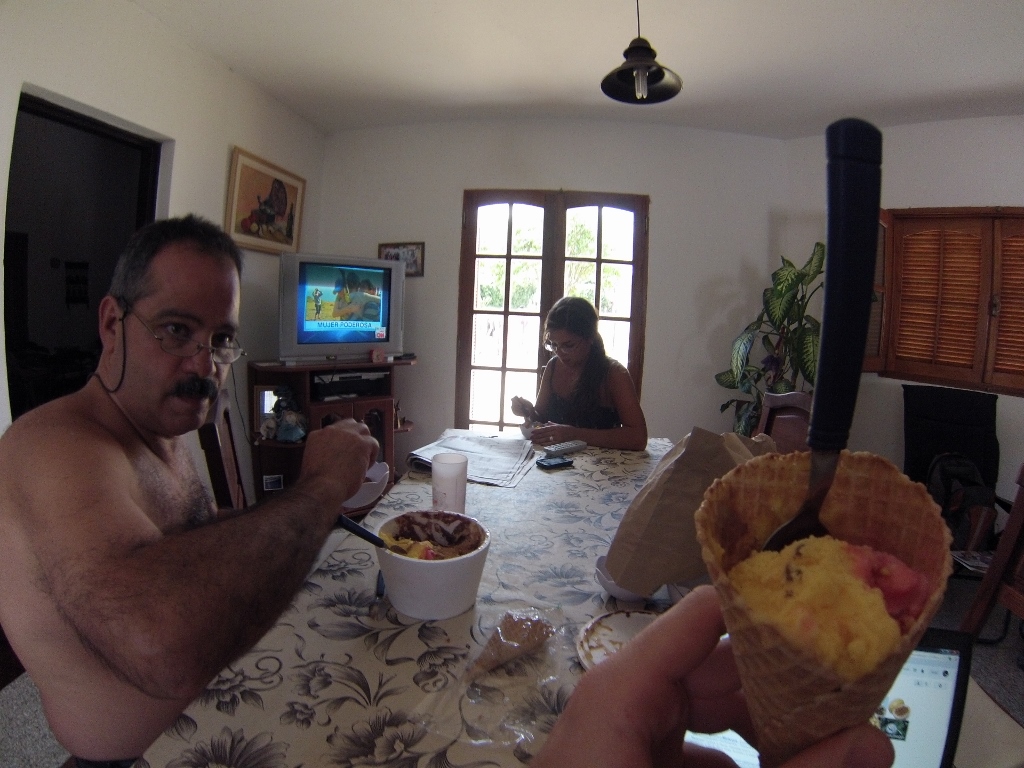 Among other things, Argentina means ICE CREAM. Here we have Papa Pappalardo introducing me to passion fruit and cherry ice cream. There are things that you can never know about a place if you only read the headlines.