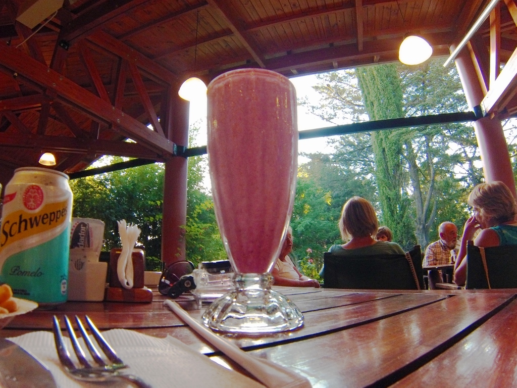 El Bosque menu pick: Batido de frutilla. Simple, but I can confidently say this is the best strawberry smoothie you'll ever find, ever.