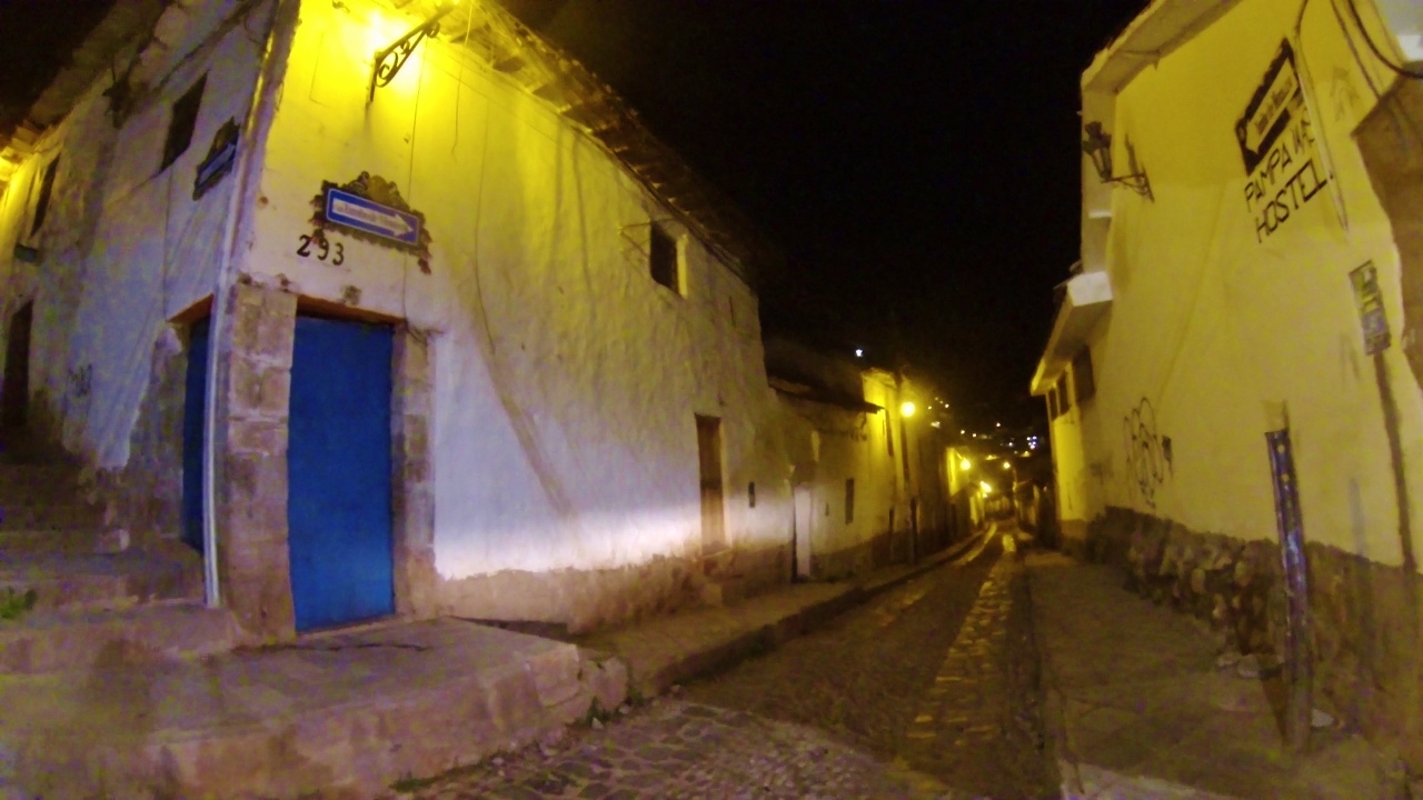 Lost in Cusco's narrow streets. The charm wore off pretty quick.
