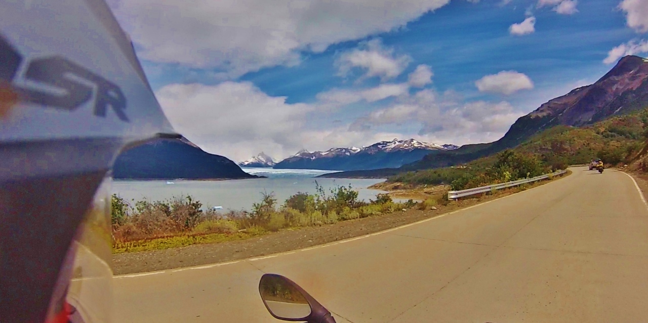  First glimpse of Glaciar Perito Moreno 