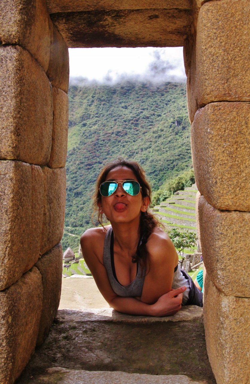 Figured this girl would make a good tour guide because she was brown and short, just like the locals
