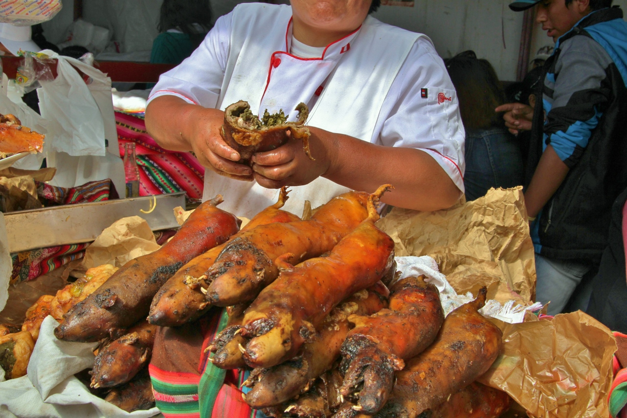 Cuy. Yes, you can buy it in the US (although you would have to butcher it yourself)