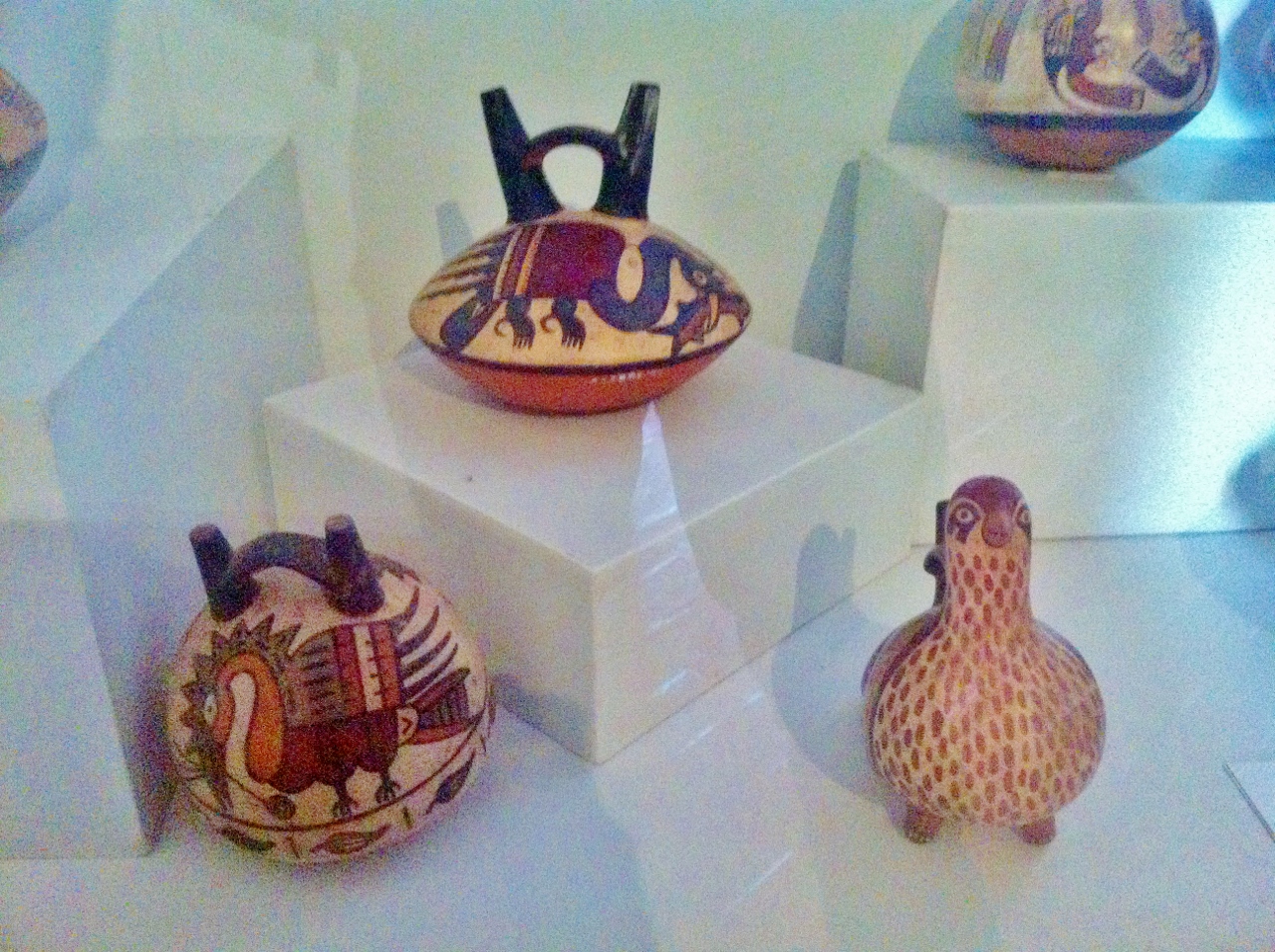 Decorative pots were elaborately shaped and painted.