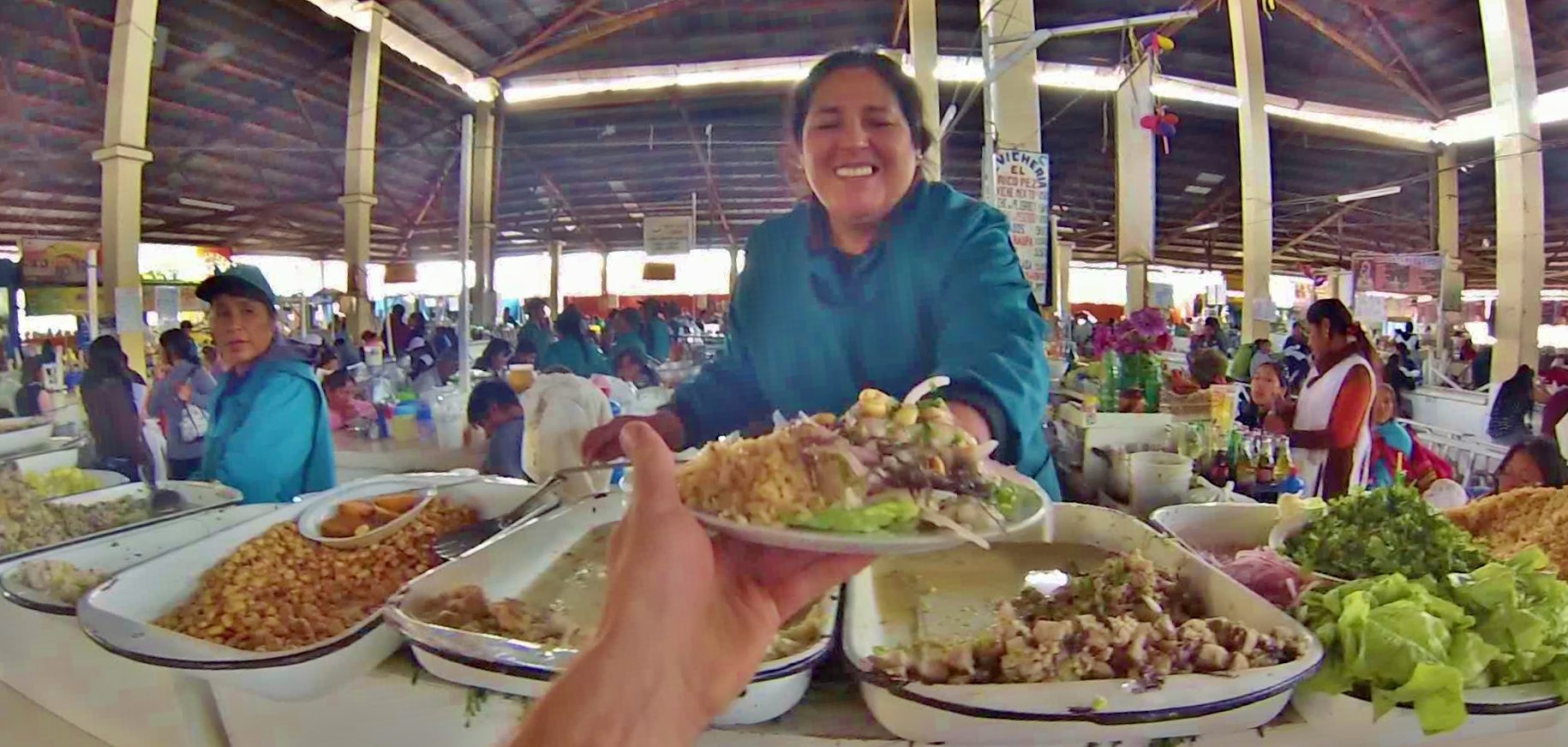 Ceviche from the San Pedro market