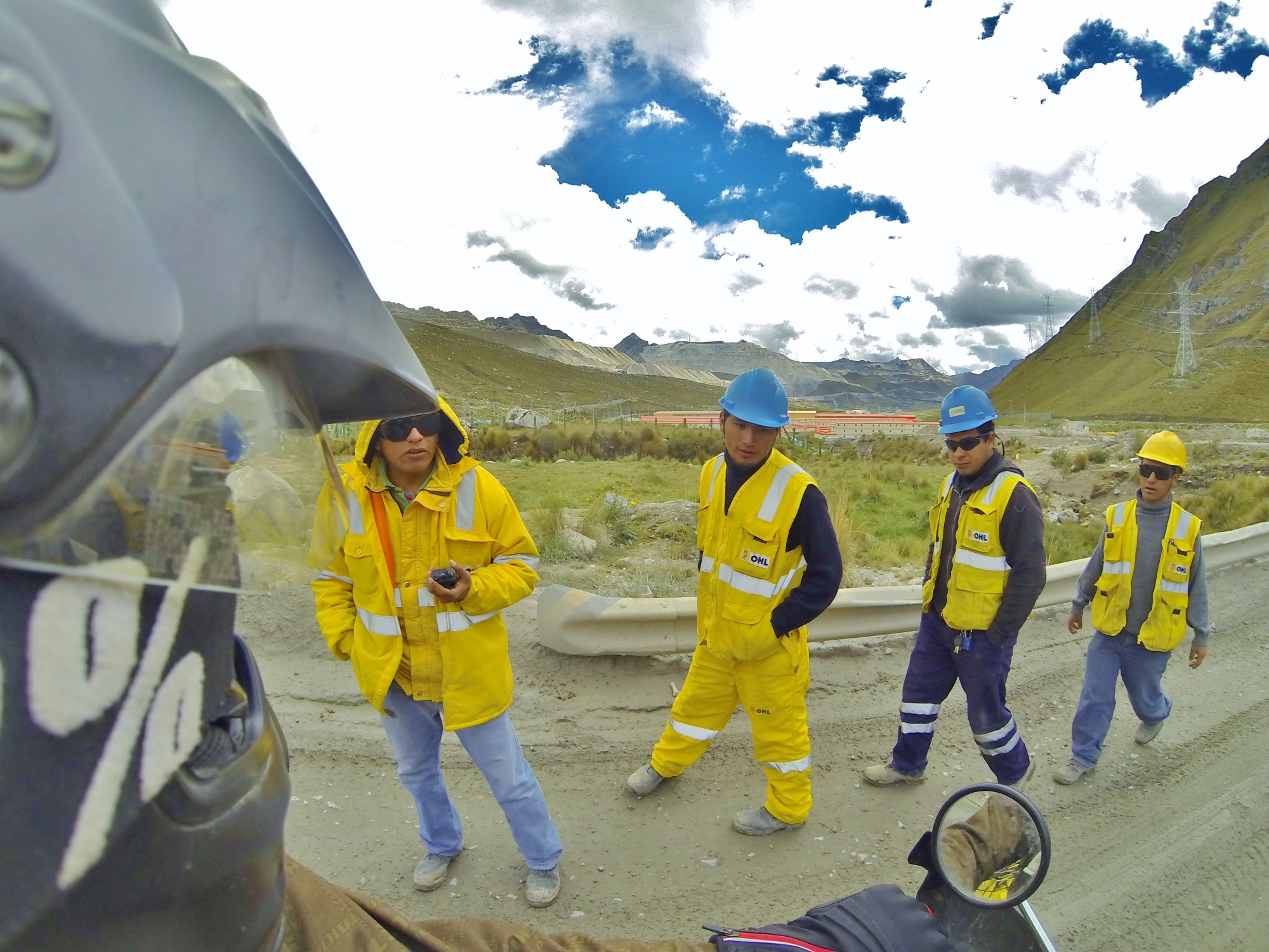 Talking with some friendlier miners