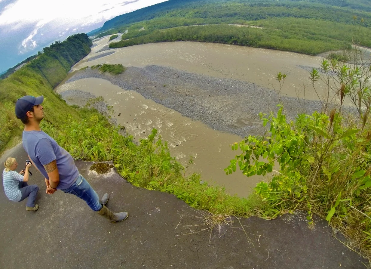 End of the road. Rio Pastaza