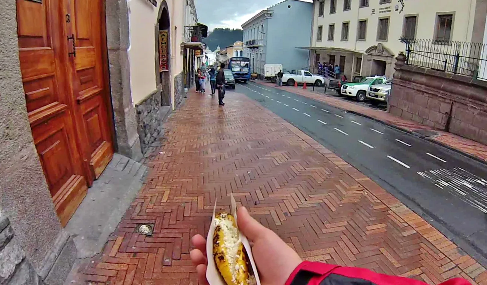 Maduro : a grilled plantain with optional cheese stuffing. Trust me, get the cheese.