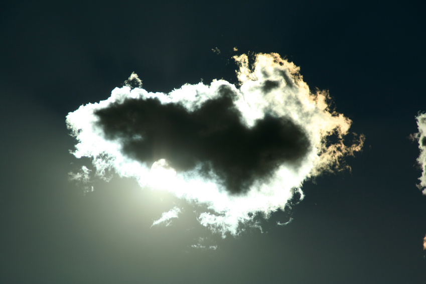 I am the black heart of this cloud.