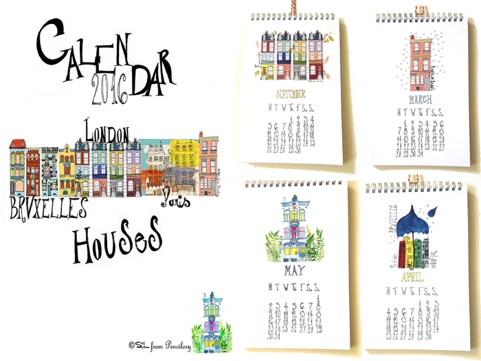 2016 Calendar by ©Pencilory