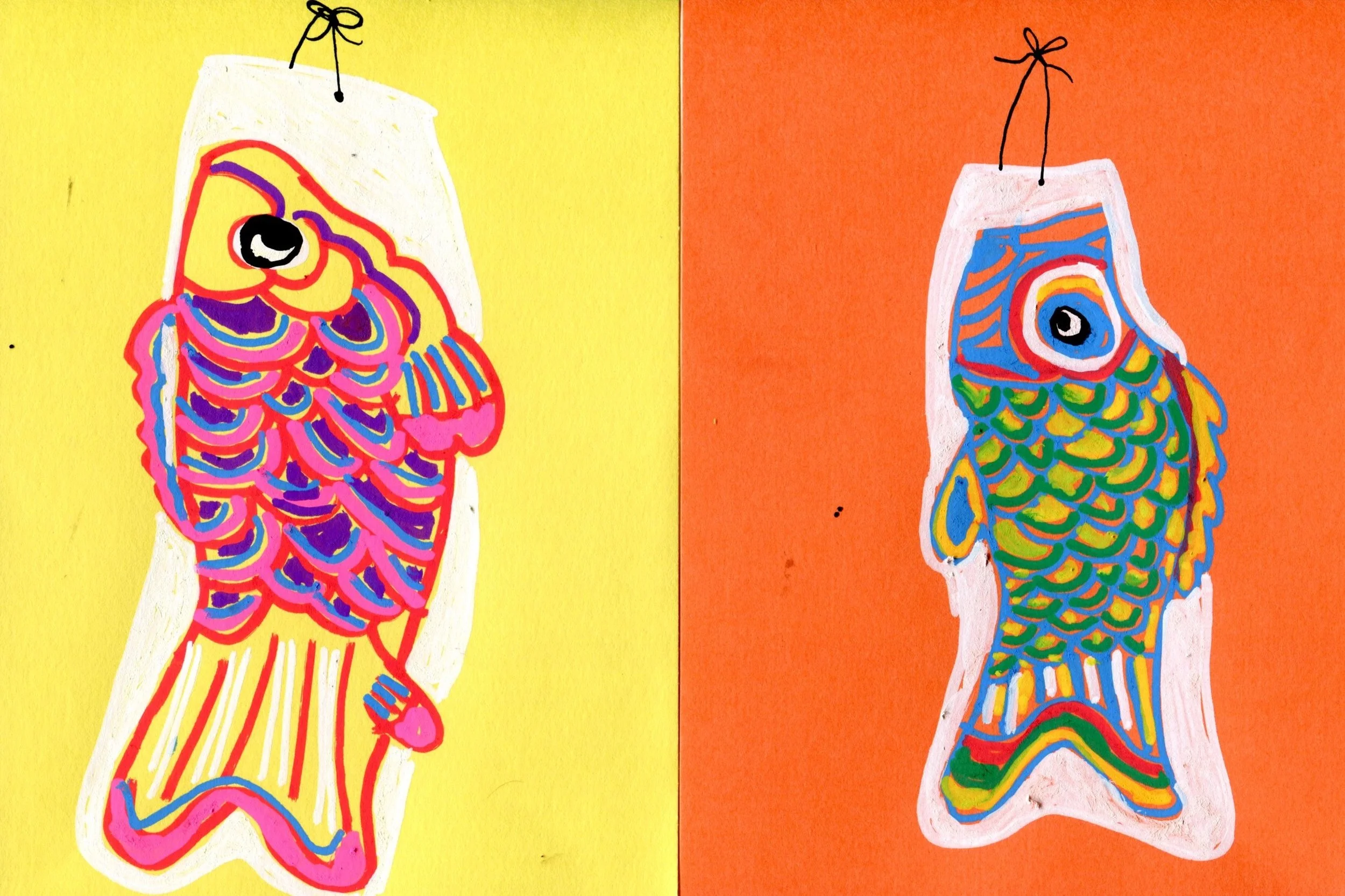 Koinobori (Japanese Folk Toys)