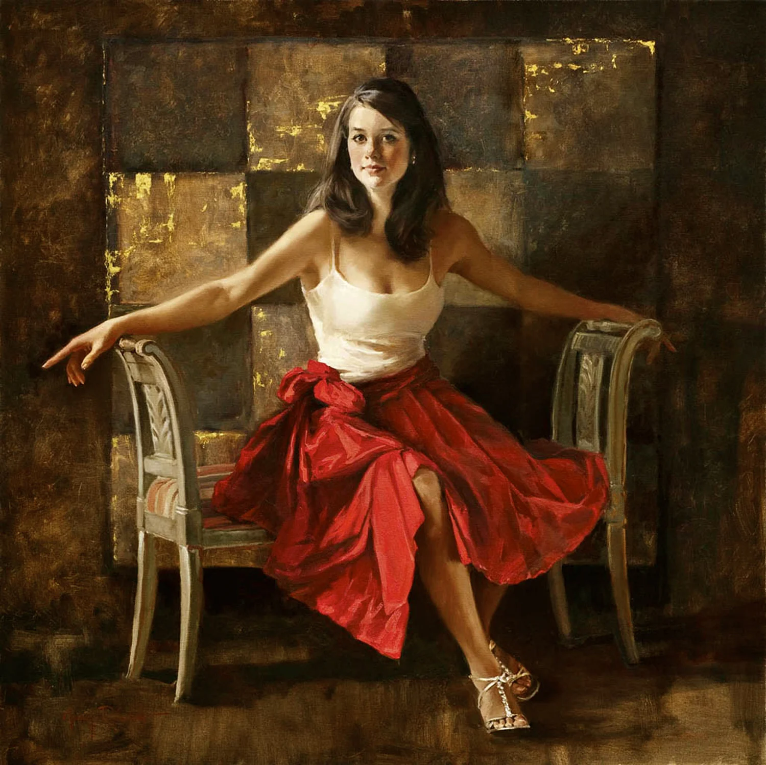 Kate Smith, 44 x 44", Oil on linen