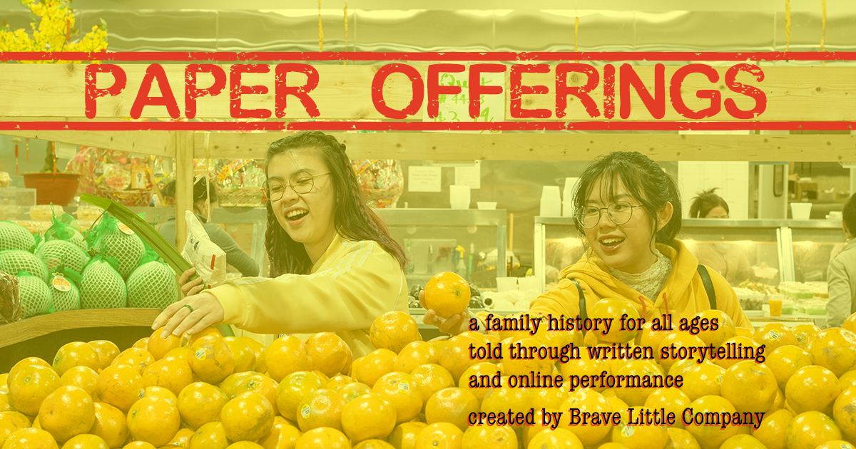 Paper Offerings image showing Jade Chang as Amy and Sethe Nguyen as Tuyet.