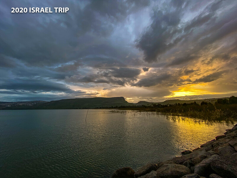 Sunrise on the Sea of Galilee