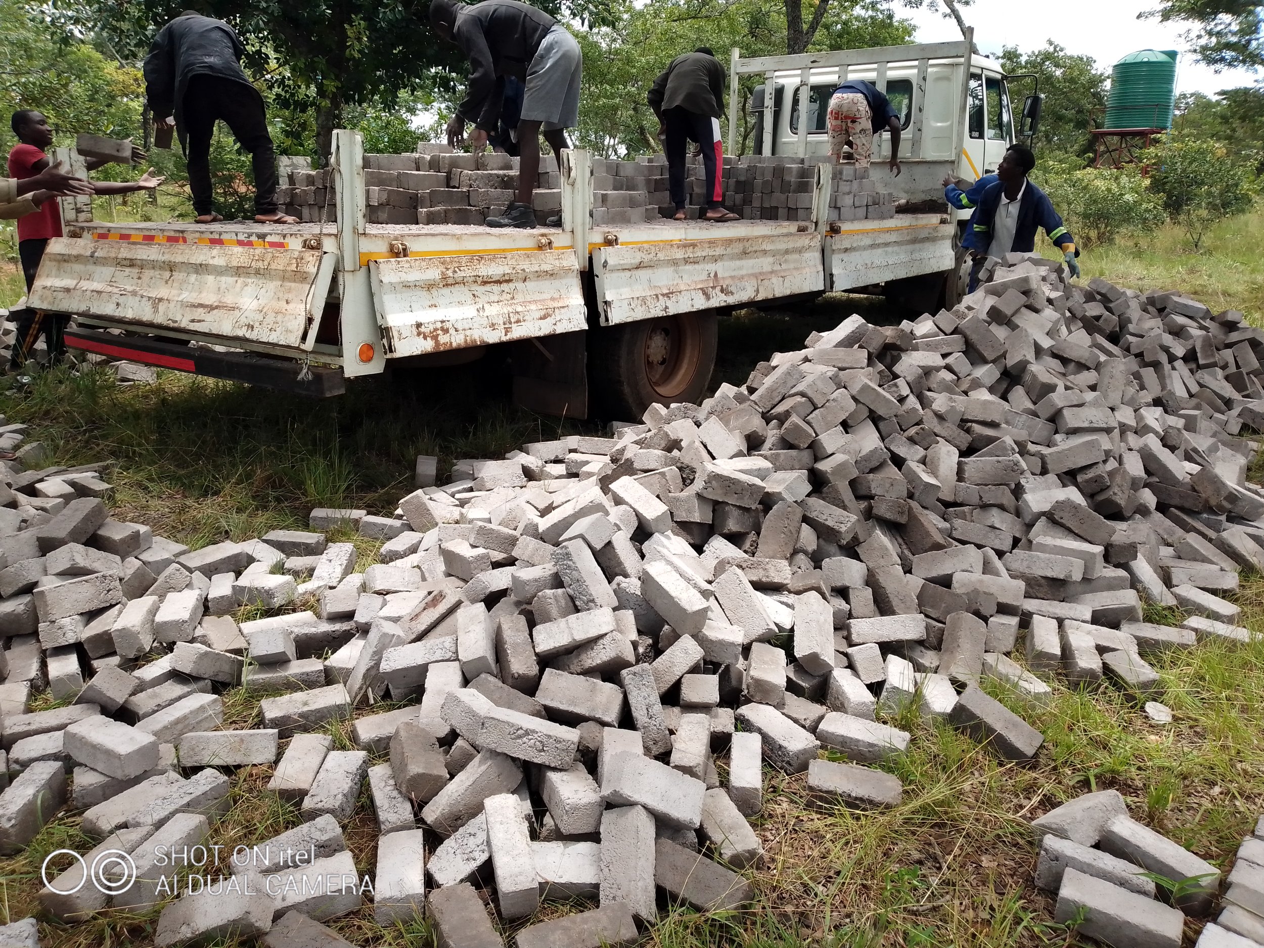 Some bricks for classroom block.jpg