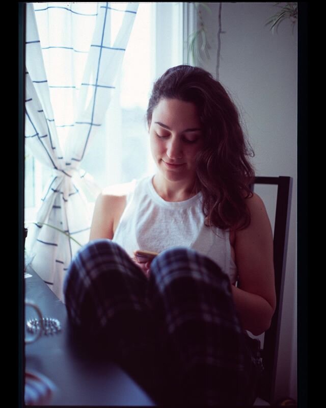 &ldquo;I woke up like this&rdquo; @gali_gosh #fujivelvia #photography #shotonfilm #filmphotography