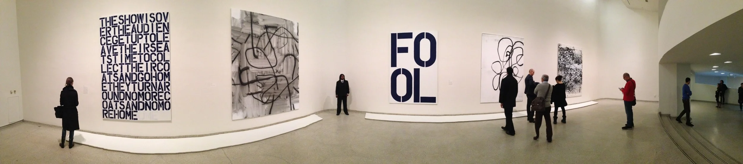 Exhibition Image, Christopher Wool, Guggenheim Museum, New York Photo Credit: Cincala Art Advisory