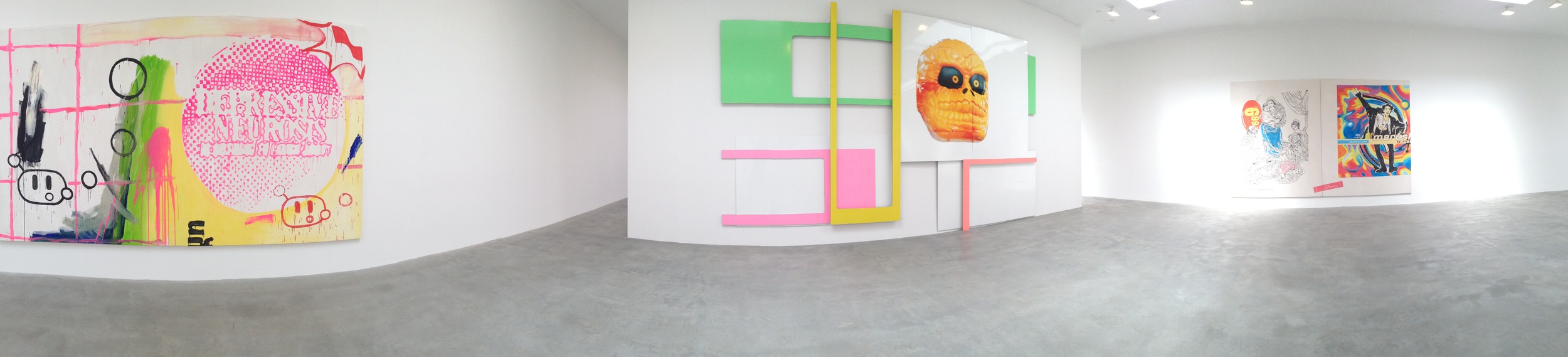 Exhibition Image, Michel Majerus , Matthew Marks Gallery, New York Photo Credit: Cincala Art Advisory