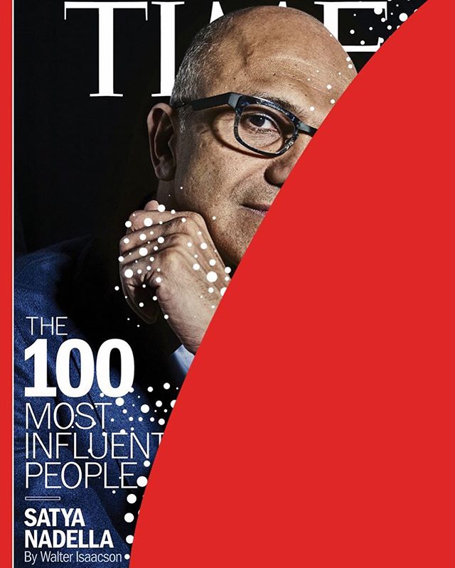 @time #satyanadella May 2018 📸 #peterhapak  #spotspotdash
.
.
#fashion #art #collage #colorful #fashionmagazine #creativelife #livecreatively #pursuepretty #createeveryday #instaart #creativedesign #colorcrush #style #fashionaddict #photographer #da