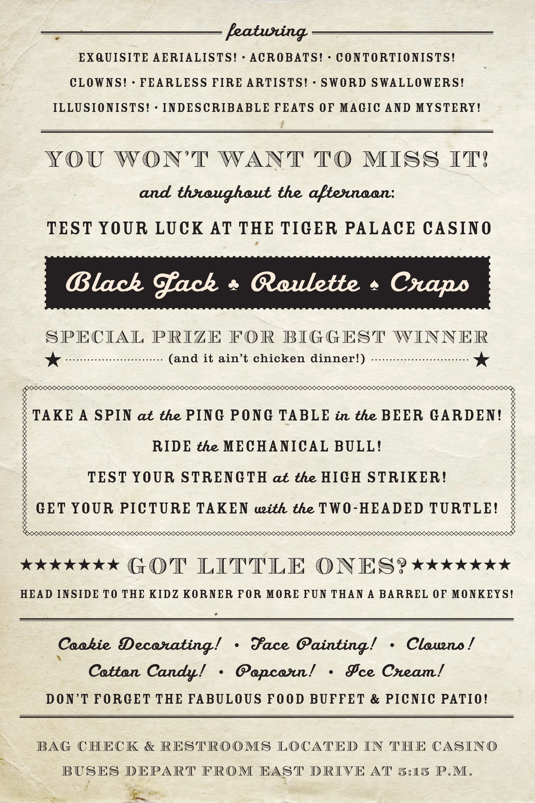 Circus-themed Company Event