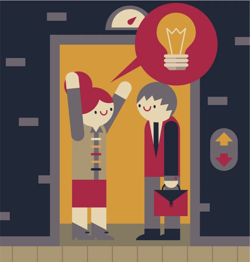 A good elevator pitch should get across your passion for research in basic terminology. By the time you reach the bottom (or the top) your new friend will be engaged in who you are, what you do and will want to know more!