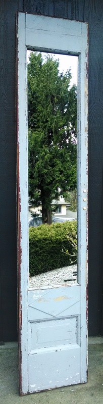 Antique Vancouver Chinatown Mirror Door