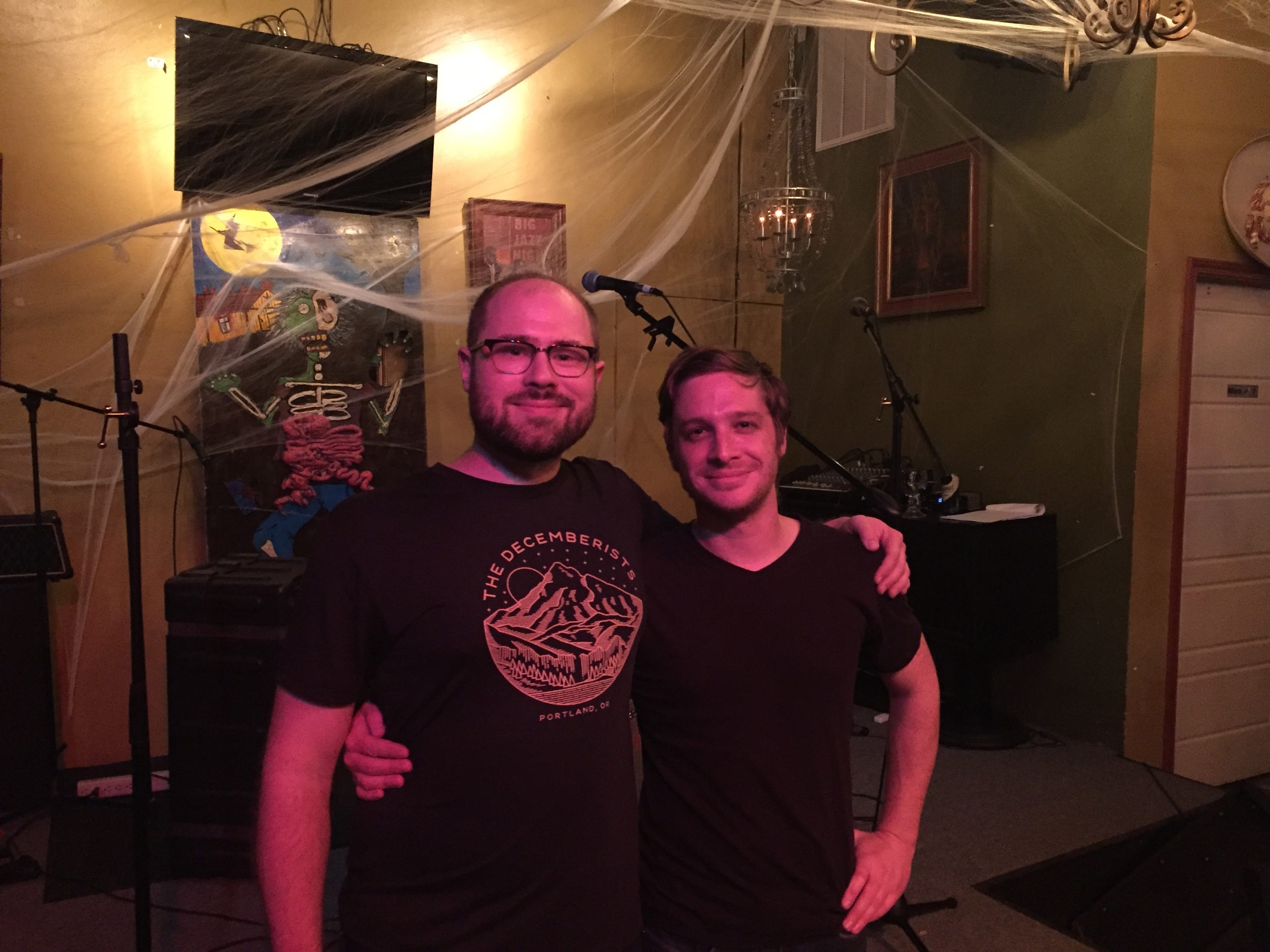 Hollis Webb with Mark Henne at J&O's Cantina October 24th, 2015