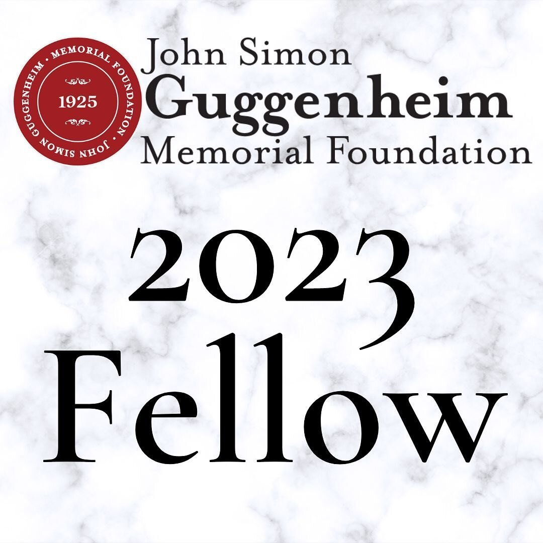 Ayoooooo!!!! i have real tears right now. deep appreciation for every musician that has allowed me to learn from them as we shared musical conversations. many thanks to the John Simon Guggenheim Memorial Foundation @guggfellows i am an amalgamation o