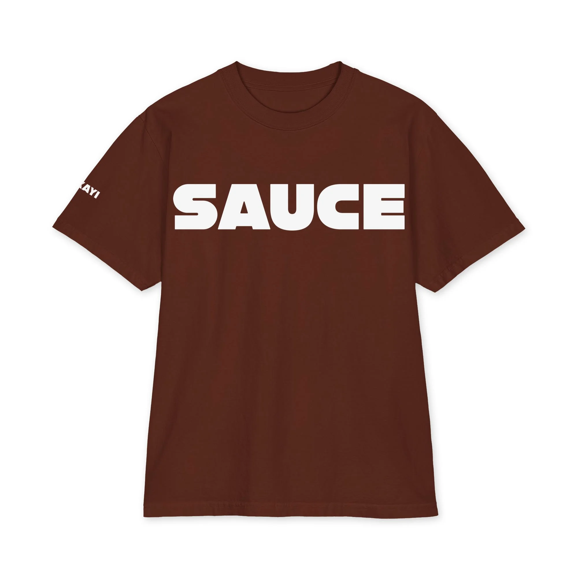 unisex-max-heavyweight-short-sleeve-brown-front-6ae389b8ea0de.jpg