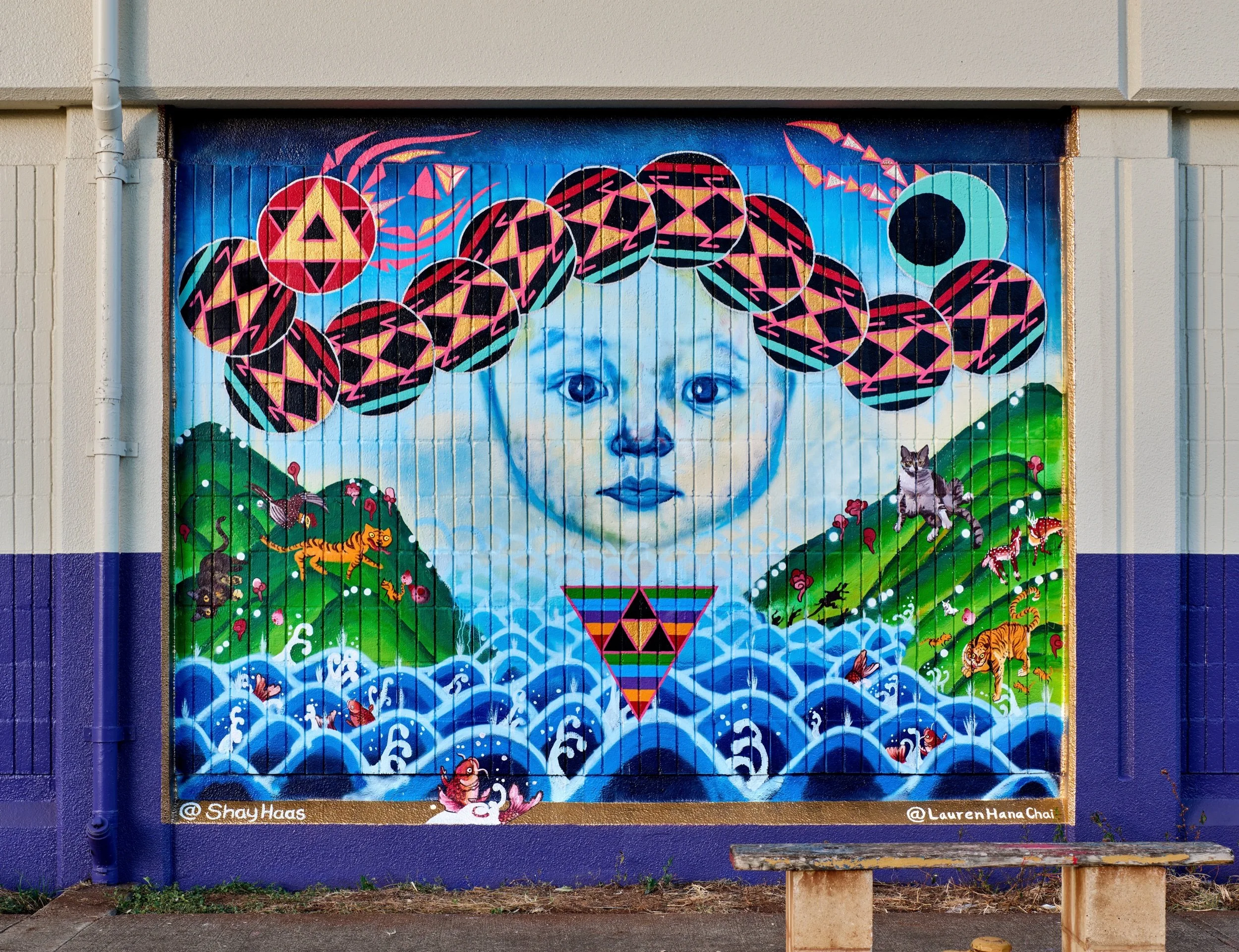  For Hawaii Walls 2024 at Puuhale Elementary School. In collaboration with Shay Haas. 
