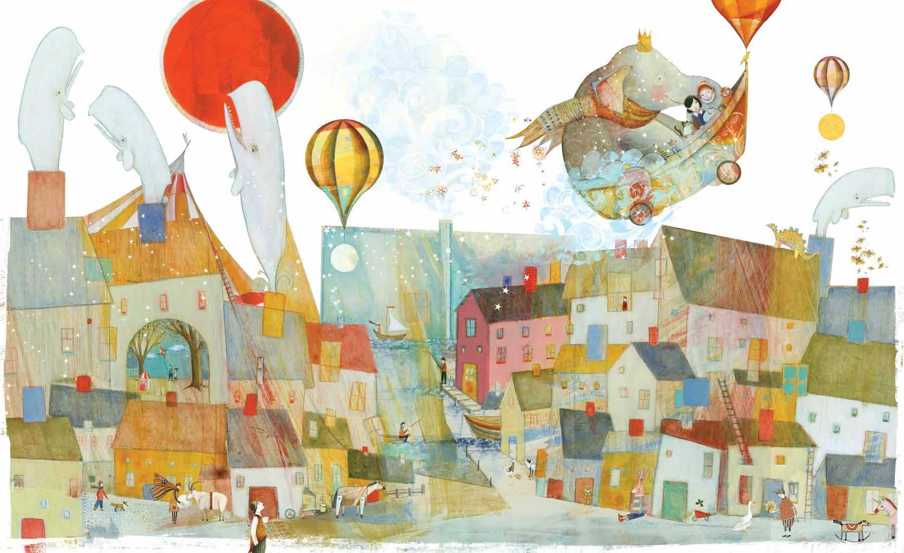 Illustration: Pamela Zagarenski, Zola’s Elephant
