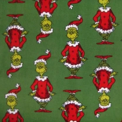 Grinch polar fleece will go fast!
