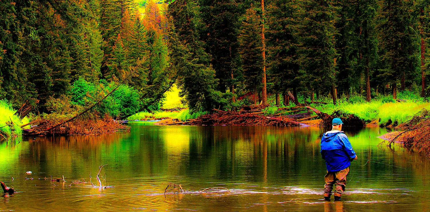 Fly fishing Slough Creek