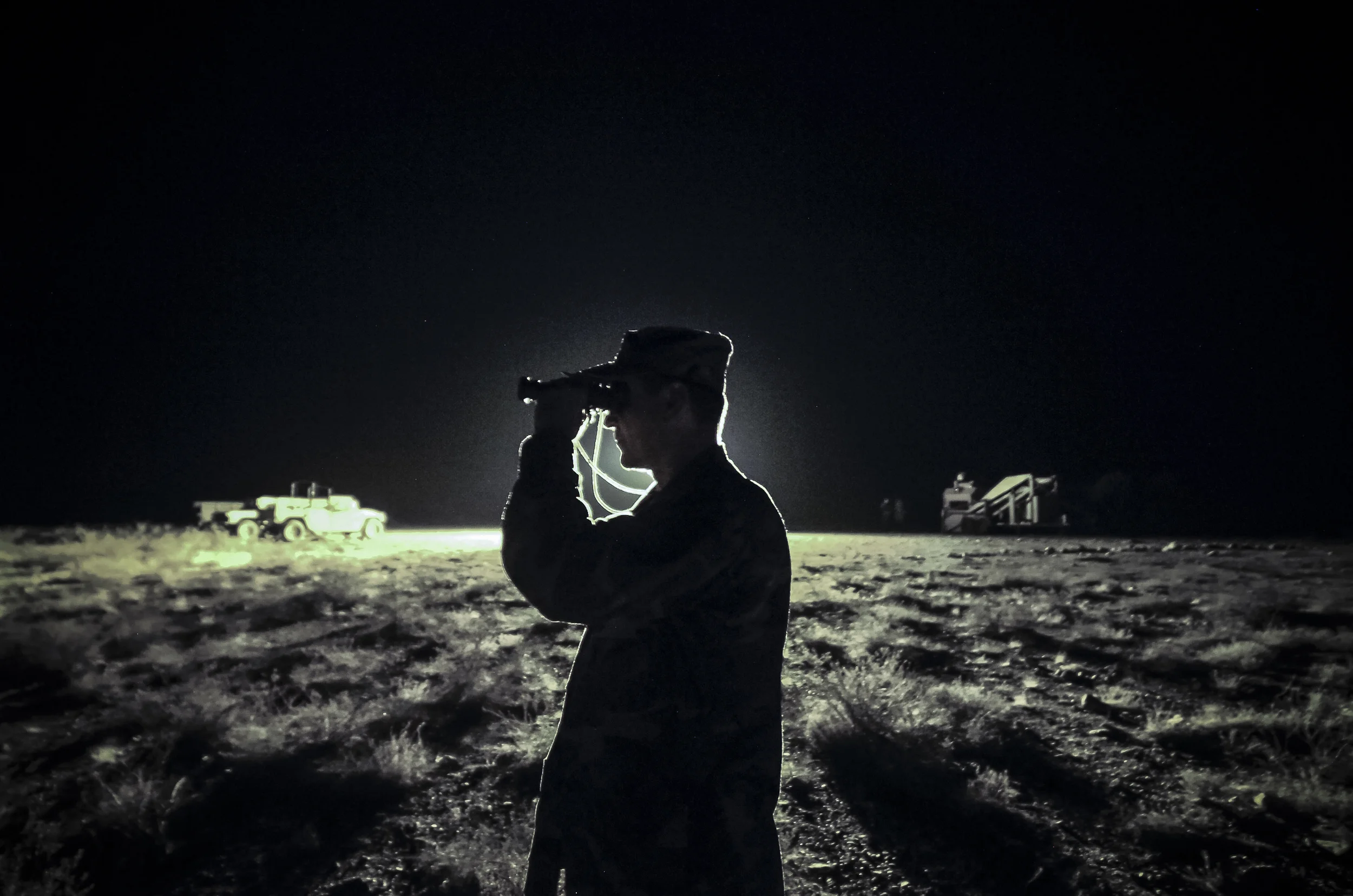 National Guard searching