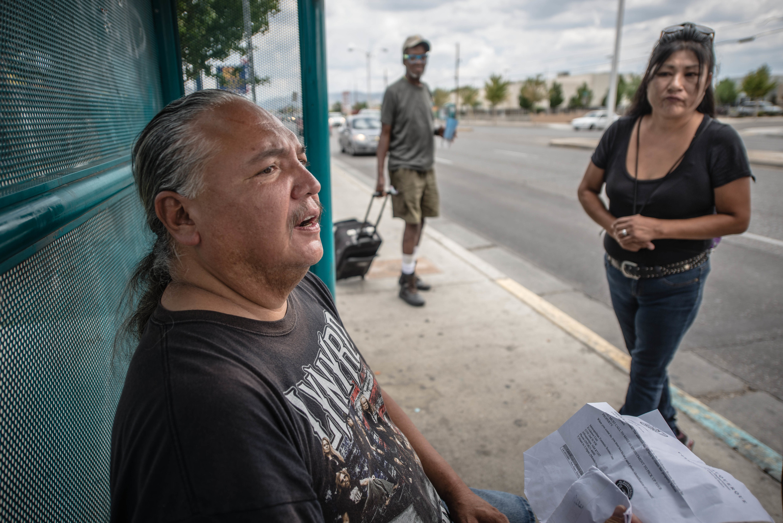 A Native American man and his wife talk about their experiences of being assaulted on the streets of Albuquerque.