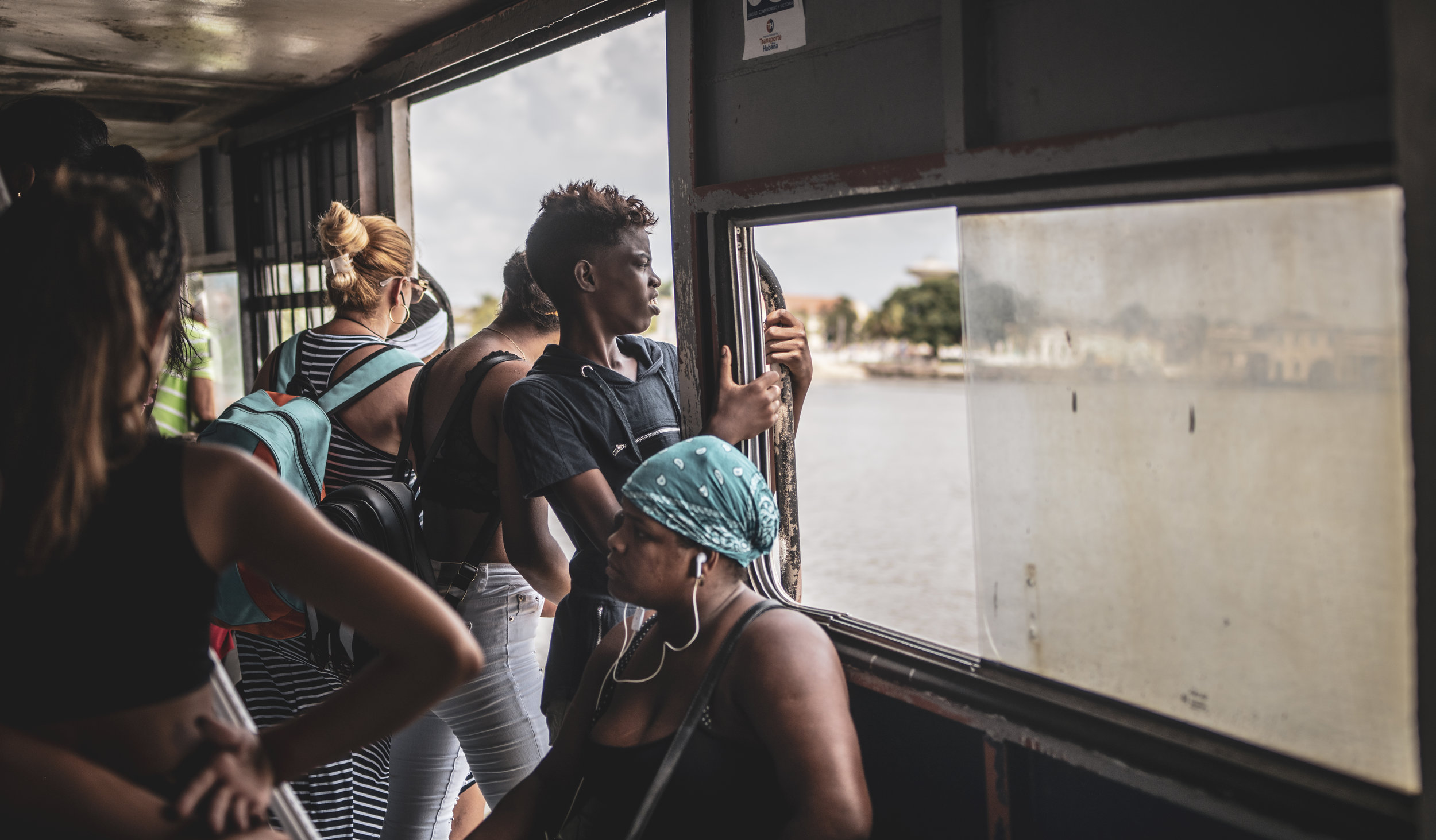 Ferry ride across Havana harbor.  July, 2019