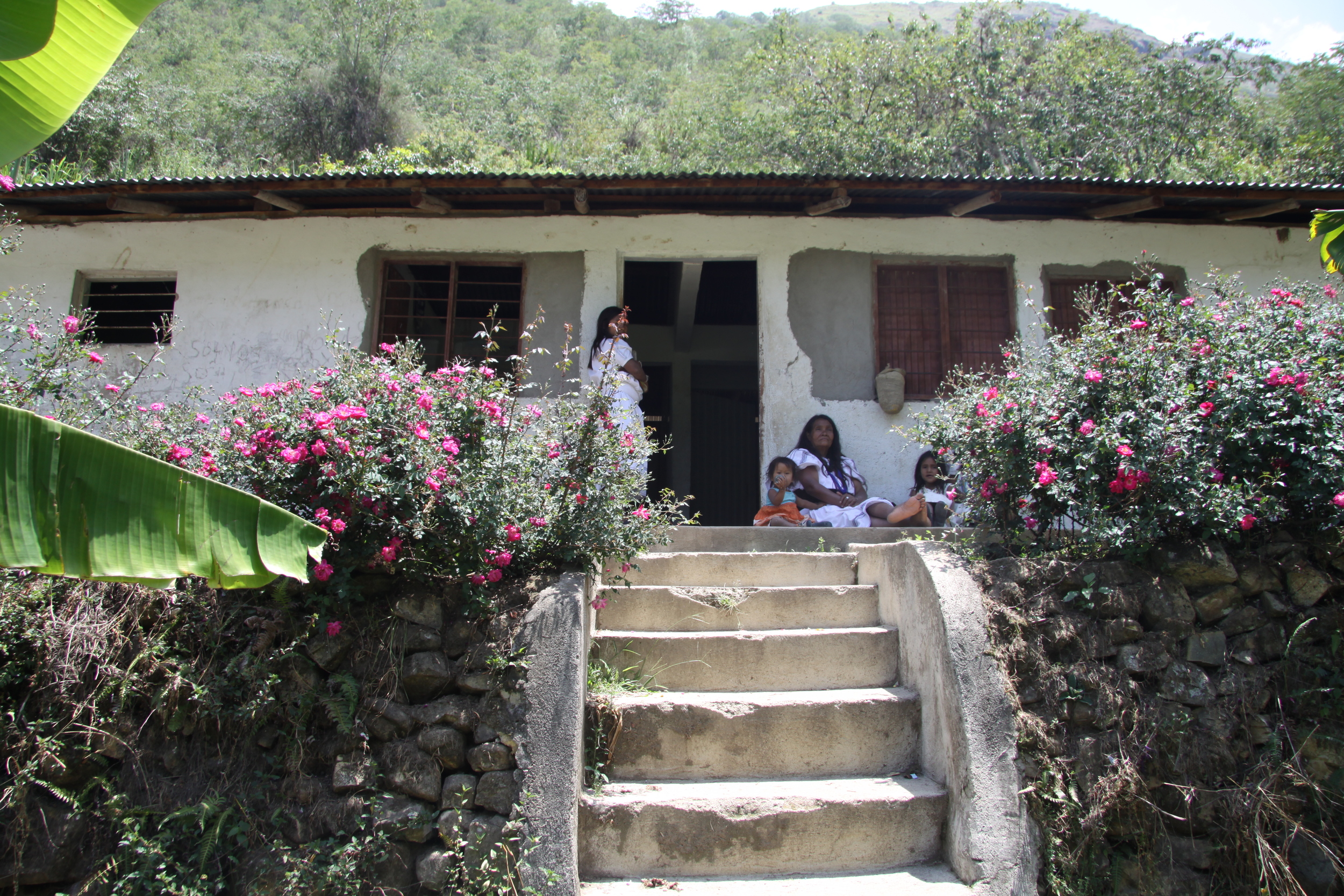 View of the Sogromin Health House, July 2014